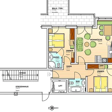 A Casa Residenz Appartement Sölden